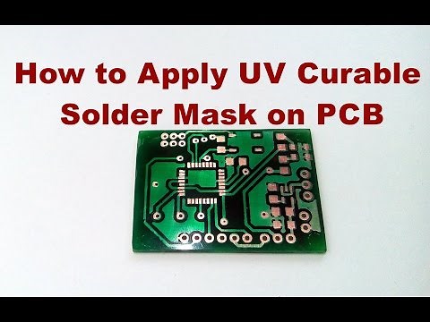 How to Apply Liquid Green UV Curable Solder Mask on Home Made PCB