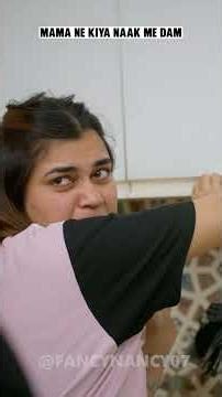 Mama ne kiya naak mai dum 😩😫| Fancy Nancy #funnyvideo #comedy #comedyvideos #shortsyoutube