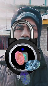 Open the lock using the correct fingerprint #newpuzzle #challenge #viralreel #photochallenge #usa | A photochallenge