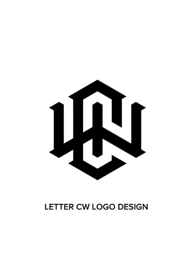 Creative Letter C and W Logo Design Ideas