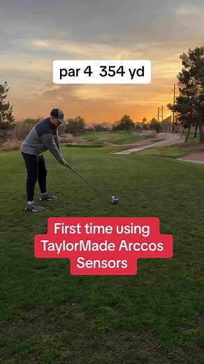 TaylorMade Arccos Sensors Golf Experience | 354-Yard Par 4