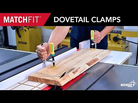 Build Table Saw Fences, Sleds & Jigs | MATCHFIT Dovetail Clamps (Official Product Video) by MICROJIG