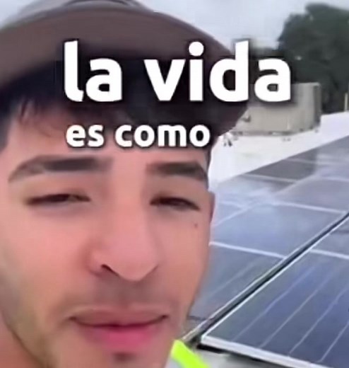La vida es como los paneles: metáfora sobre ser el sol