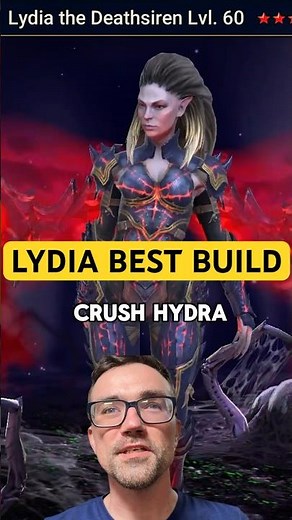 Best Lydia Build for Hydra, Chimera & Kurosa dungeon in #raidshadowlegends #raidrpg #raid