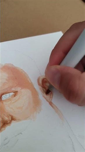 Bearded Glow – Copic Art That Shines in the Dark ✨