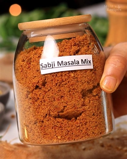 2.1M views · 13K reactions | Sabji Masala Mix ki full recipe ke liye niche check kare... . . . #masala #premix #sabji #indianrecipe | Mint's Recipes | Facebook