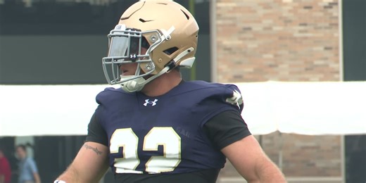 Notre Dame running back Aneyas Williams set for breakout year