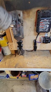 homemade paint can shaker out of a cordless sawsall