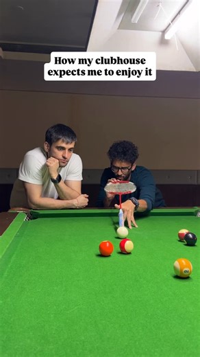 Dhruv & Shyam on Instagram: "Society clubhouses be like! . . . #clubhouse #swimming #badminton"