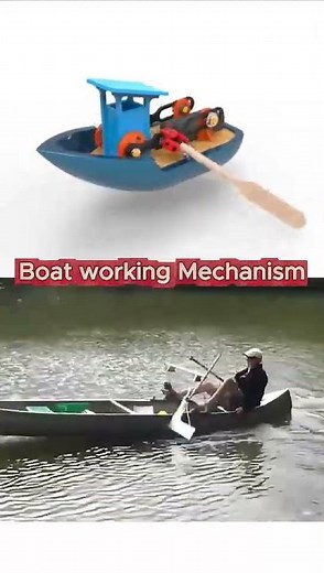 😱🙄Pedal-Powered Rowing Boat Mechanism | DIY Hydrofoil Kayak #shorts