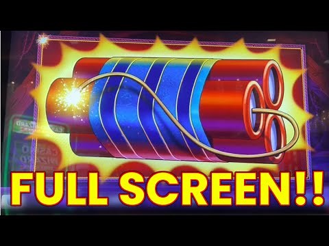🔥 1 MASSIVE FULL SCREEN DYNAMITE! EUREKA BLAST LOCK IT LINK SLOT MACHINE IN LAS VEGAS!