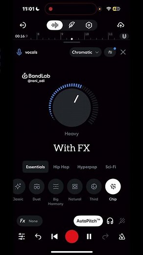 Vocal manipulation in one tap? Check ✅
