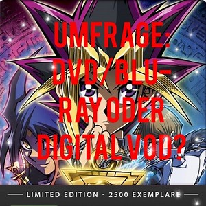 Umfrage DVD/Blu-ray vs. Digital VOD! Bitte auch mit euren Freunden teilen! Liebe Anime Fans, wir möchten gerne mal eure Meinung zu diesem Thema wissen. Möchtet ihr in Zukunft auch weiterhin eure DVD/Blu-ray Sammlung befüllen oder möchtet ihr euch zukünftig neue Anime Filme und Serien Digital kaufen? Aktuell KSM Anime Neuheiten und Exklusivprodukte findet ihr hier https://anime-planet.de/ | KSMAnime