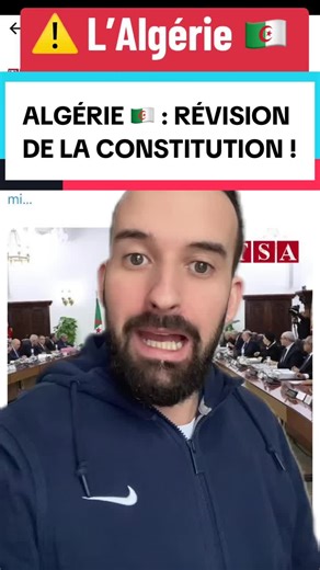 En #Algérie les #DZ apprennent par un communiqué de #Tebboune la modification de la constitution #algérienne ! #Alger