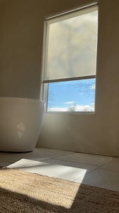 5.7K views · 40 reactions | Rollin' into the weekend in style with our sleek Designer Roller Shades. The clean, minimal design make them ideal for every room, any style. [Seen here in Fabric White Hall, Color: Sawdust] | Hunter Douglas | Facebook