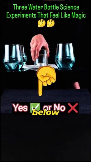 Water Bottle Science Experiments That Feel Like Magic 😲#viral #ScienceExperiments #ScienceShorts