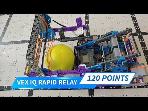 120 points - VEX IQ Rapid Relay "Misfire" Robot by Ben Lipper