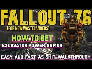 Fallout 76 How to get the Excavator Power Armor