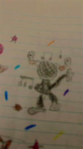 Boy nights at Freddy‘s cupcake, microphone, and guitar