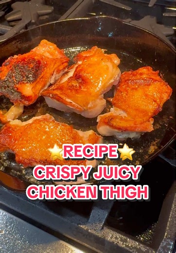 Crispy Juicy Chicken Thighs Recipe for Dinner