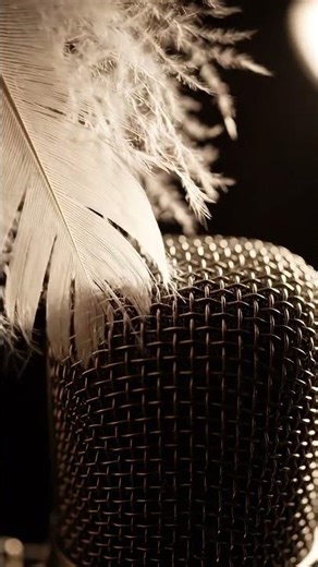 Feather Flick Microphone #asmrsounds #sleepsounds