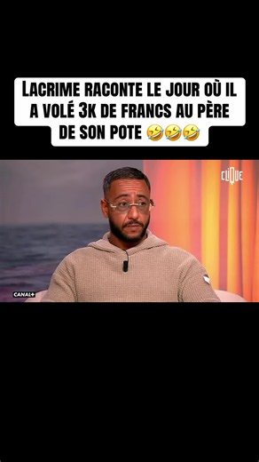 Lacrim : L'anecdote du jour où il a volé 3k au père de son pote