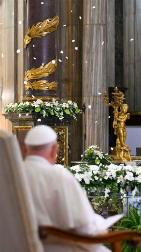 11K views · 4.6K reactions | Pope Francis prays Vespers on the...