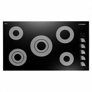 Reviews for Cosmo 36 in. Electric Ceramic Glass Cooktop in Black with 5 Surface Burners, Dual Zone Element and Control Knobs | Pg 4 - The Home Depot