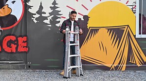 Manufacturer Aluminum Construction Step Wall Ladder Extension Ladder Multi Purpose Ladders