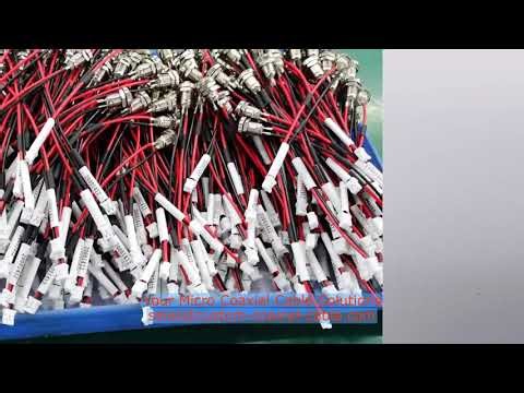 AWG 44 micro coax potted vibration resistant IPEX 20455-A20E-22 20373 MINIFLEX 5-BFN II LONG ACT 50P