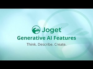 Watch Joget Generative AI in Action: Build Apps Faster Than Ever!