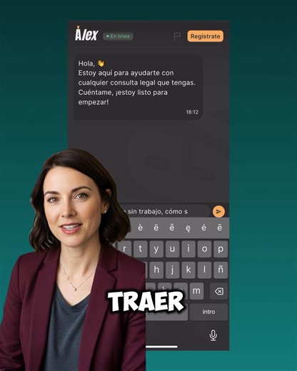 ¿Dudas legales? 📲 Descarga Alex: tu asesor legal con IA, gratis y al instante. Respuestas claras, cuando más las necesitas. | Alex Legal AI