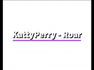 Katy Perry-Roar Clean