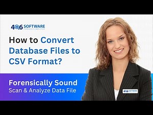 How to Convert Database Files to CSV Format? | Easy Guide