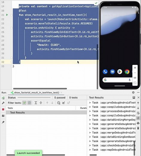 How to use Robolectric to test Android Components as unit tests.