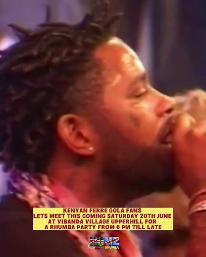 Ferre Gola live performance of his song “Je t’attends” at the Fikin in 2011