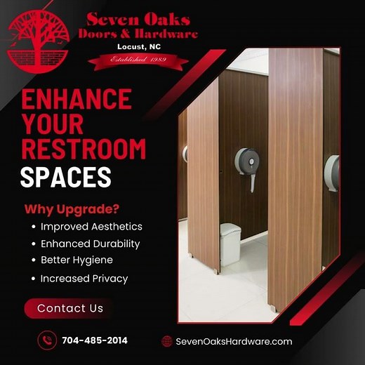 Enhance Your Restroom Spaces with Quality Toilet Partitions from Seven Oaks