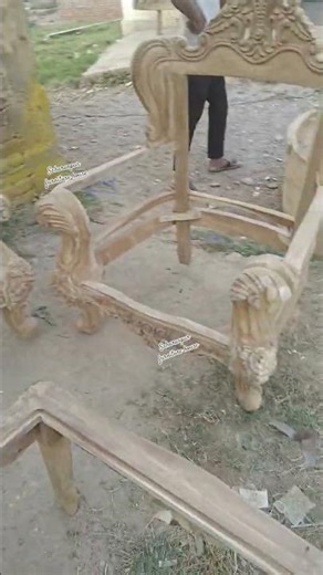 Teakwood sofa set with centre table.Row material #viralvideo #shortvideo #viral #reels #furniture