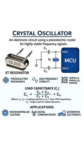 Crystal oscillator working principle