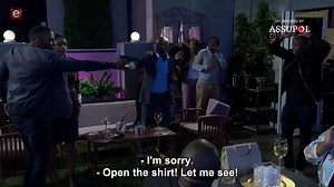 [Watch] Yho! Sizwe just pulled out a gun at a restaurant. See the full Official Rhythm City episode here: http://www.etv.co.za/rhythm-city/episode/46437 | e.tv