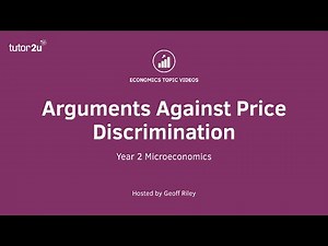 Price Discrimination - Arguments Against