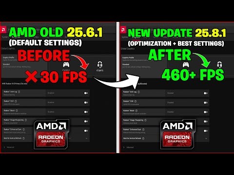 Best AMD Radeon Setting Optimizations For Gaming (Latest Update 25.8.1) 2025