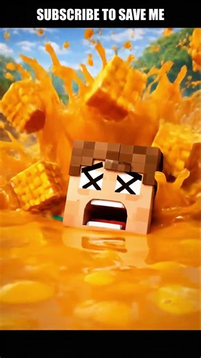 Falling Under Honey Ai Animation | Mortal 2.O | #Minecraft #Shorts #Ytshorts #Trending #Gaming