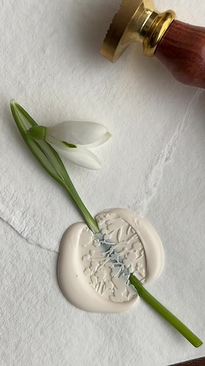 Enchanted Garden Wax Seal Stamp for Spring | Papira Design