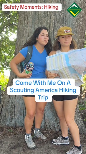 Scouting Safety Moment: Hiking Learn more about safe hiking tips from Karis. Want to learn more? Check out Scouting America's Website on Safety Moments. #LeadTheAdventure National Venturing Officers' Association | Venturing, BSA