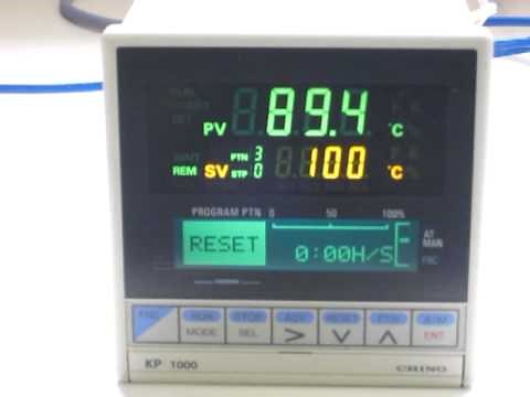 CHINO KP-1000 Digital programming controller 動作確認