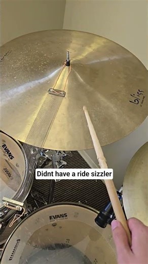 DIY ride cymbal sizzler