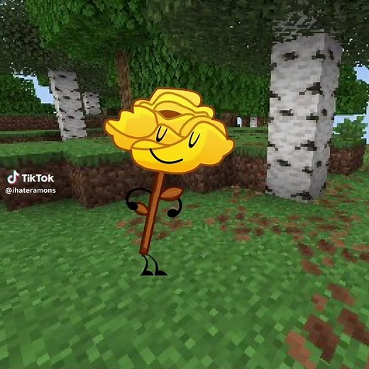 Golden Dandelion Animation in Minecraft