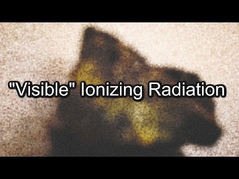 Making Ionizing Radiation "Visible" On Camera