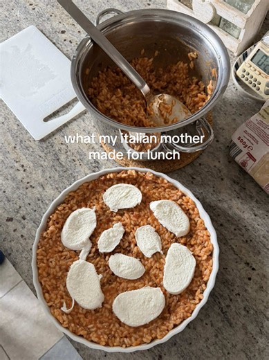 this was so good #italianmother #italianfood #italianlunch #tortadiriso